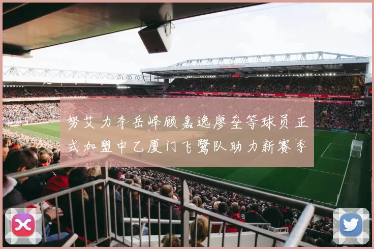 努艾力李岳峰顾嘉逸廖垒等球员正式加盟中乙厦门飞鹭队助力新赛季