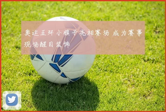 奥运五环小旗子亮相赛场 成为赛事现场醒目装饰